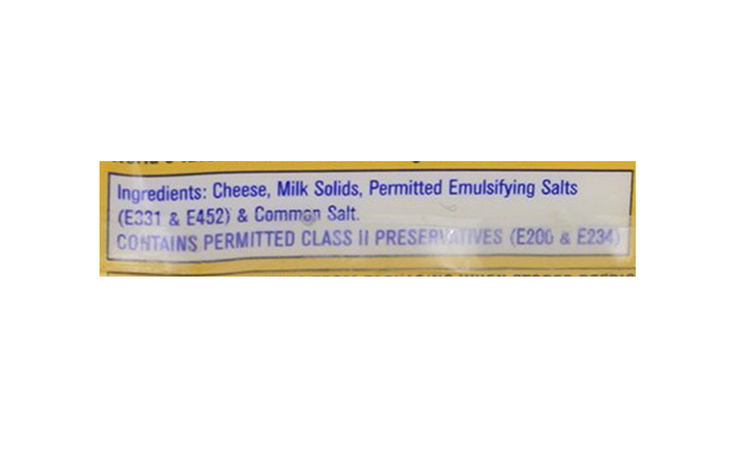 Amul Cheese Processed Cheese Spread - 5 Slices   Pack  100 grams